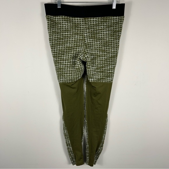❤️ NWT Nike Pro Brown HyperWarm Training Houndstooth Corduroy Leggings - Picture 3 of 11